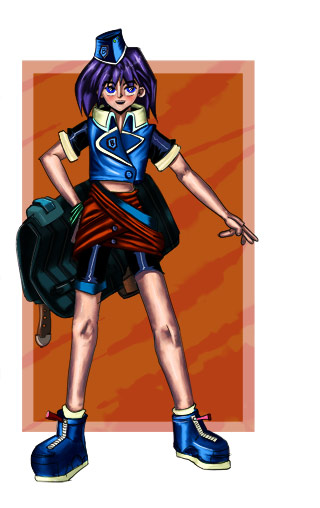 Mail Girl Illustration